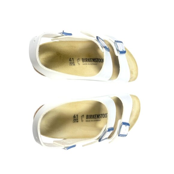 Birkenstock Back Strap ''Milano'' Leather White W's 41 /10 MSRP$117 - Picture 8 of 17
